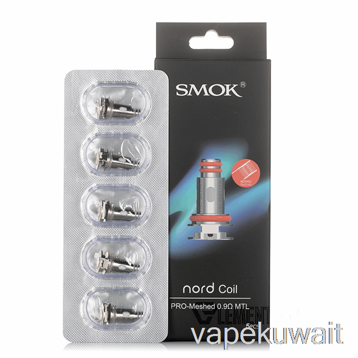 سموك نورد برو استبدال لفائف 0.9ohm MTL شبكة لفائف Vape مجموعات